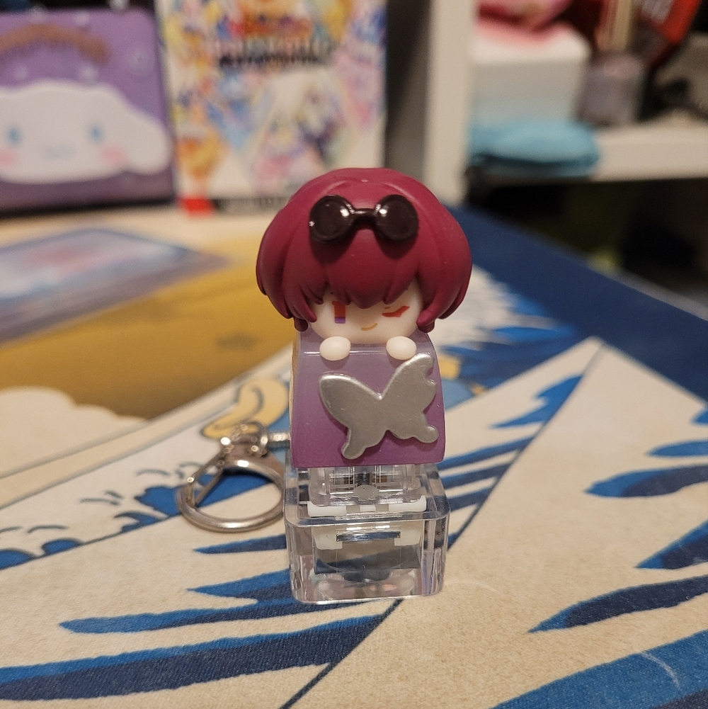 Honkai Star Rail Kafka keycap keychain fidget